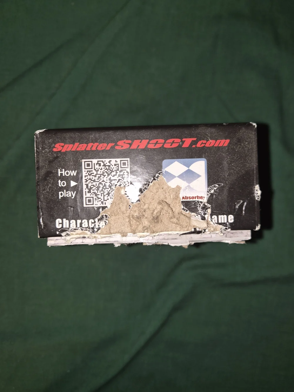 Splatter Shoot Game Box - Black Packaging